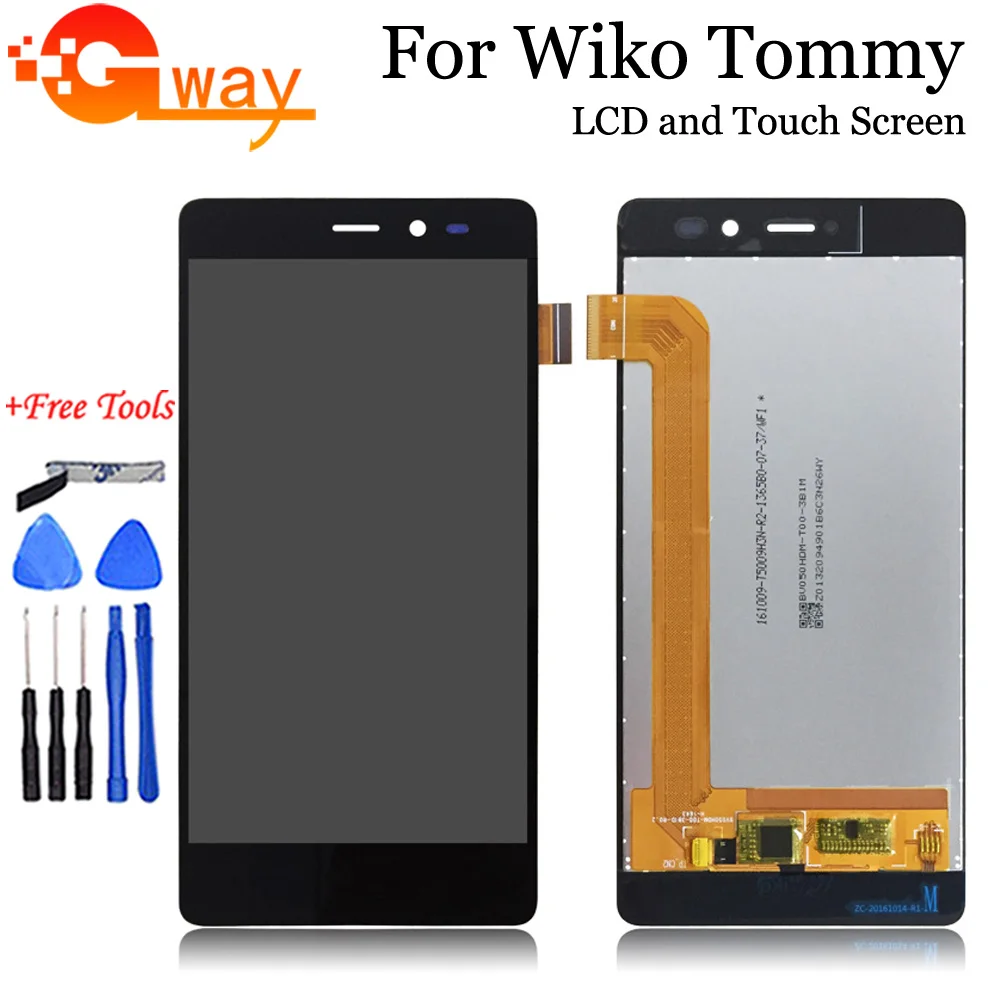 Для Wiko Tommy ЖК дисплей + сенсорный экран 100% новый дигитайзер в сборе Сменные