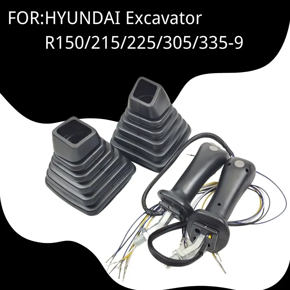 

Control Joystick Handle for HYUNDAI Excavator R150/215/225/305/335-9 Rexroth Accessories Dustproof Cover Boot Spare Parts