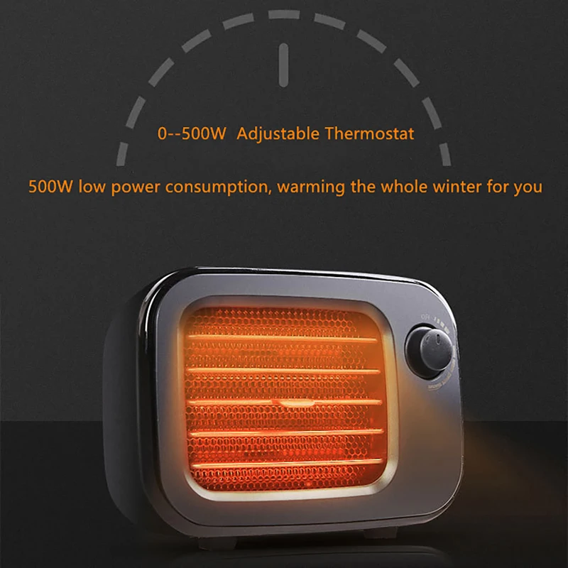 

Маленький Ретро Настольный обогреватель ручной подогреватель с низким уровнем шума портативный термостатический обогреватель для домашн...