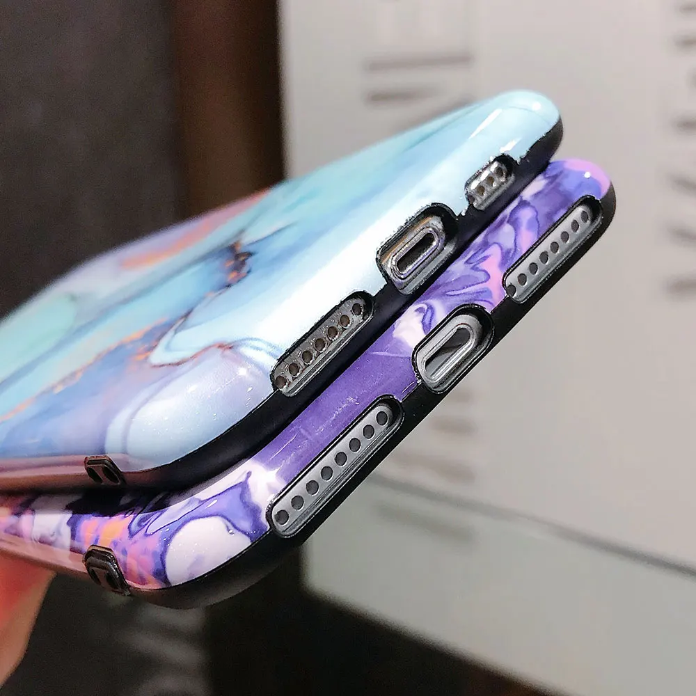 Чехол для телефона KISSCASE Luxury Marble Pattern для iPhone X 7 8 Plus 6 6S XR XS MAX Soft Back Cover Coque on.