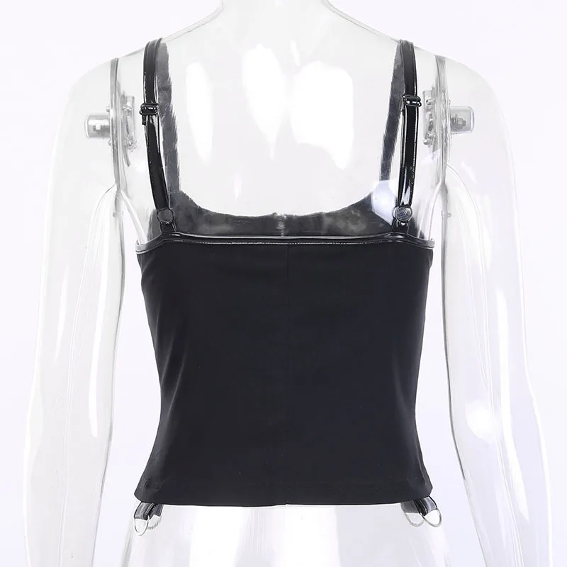 Летние готические уличные шикарные сексуальные Клубные панк черный кулон с