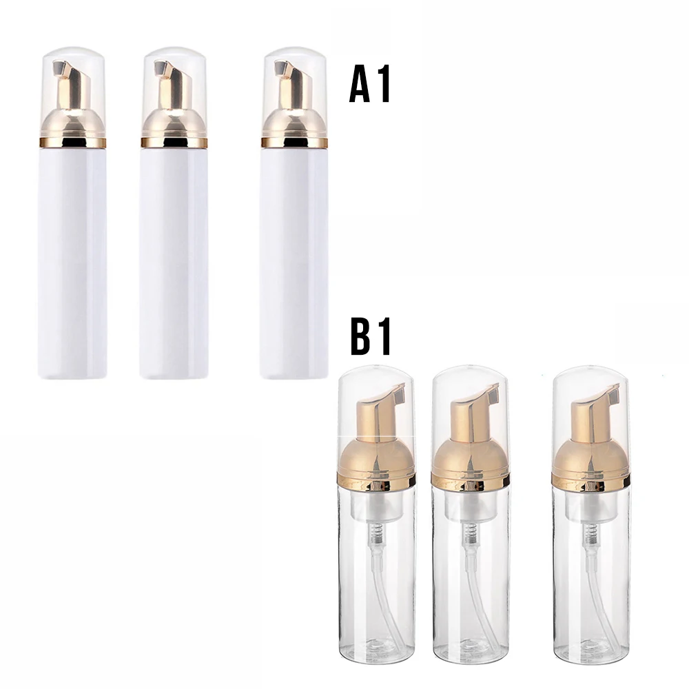 3 шт./компл. 60 мл Пластик насос пенообразователя бутылки пустые косметические