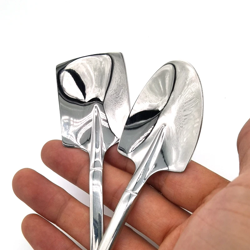 Ложки с длинной ручкой Круглые ложки чучарас Кофе ложка Лопатка детская для