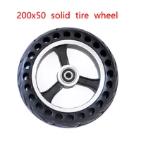 high quality 200x50 solid wheel explosion proof electric bike scooter tyres 8 inch motorcycle solid tires bee hive holes