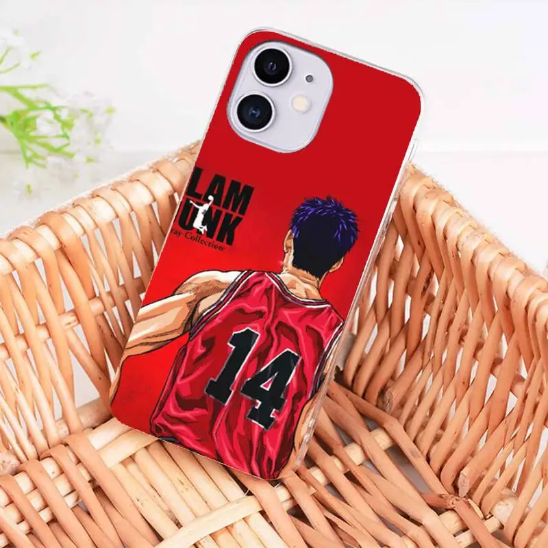 

Slam dunk anime manga Phone Case coque fundas for iphone 12 11 PRO MAX X XS XR 5S 6S 7 8 PLUS SE 2020