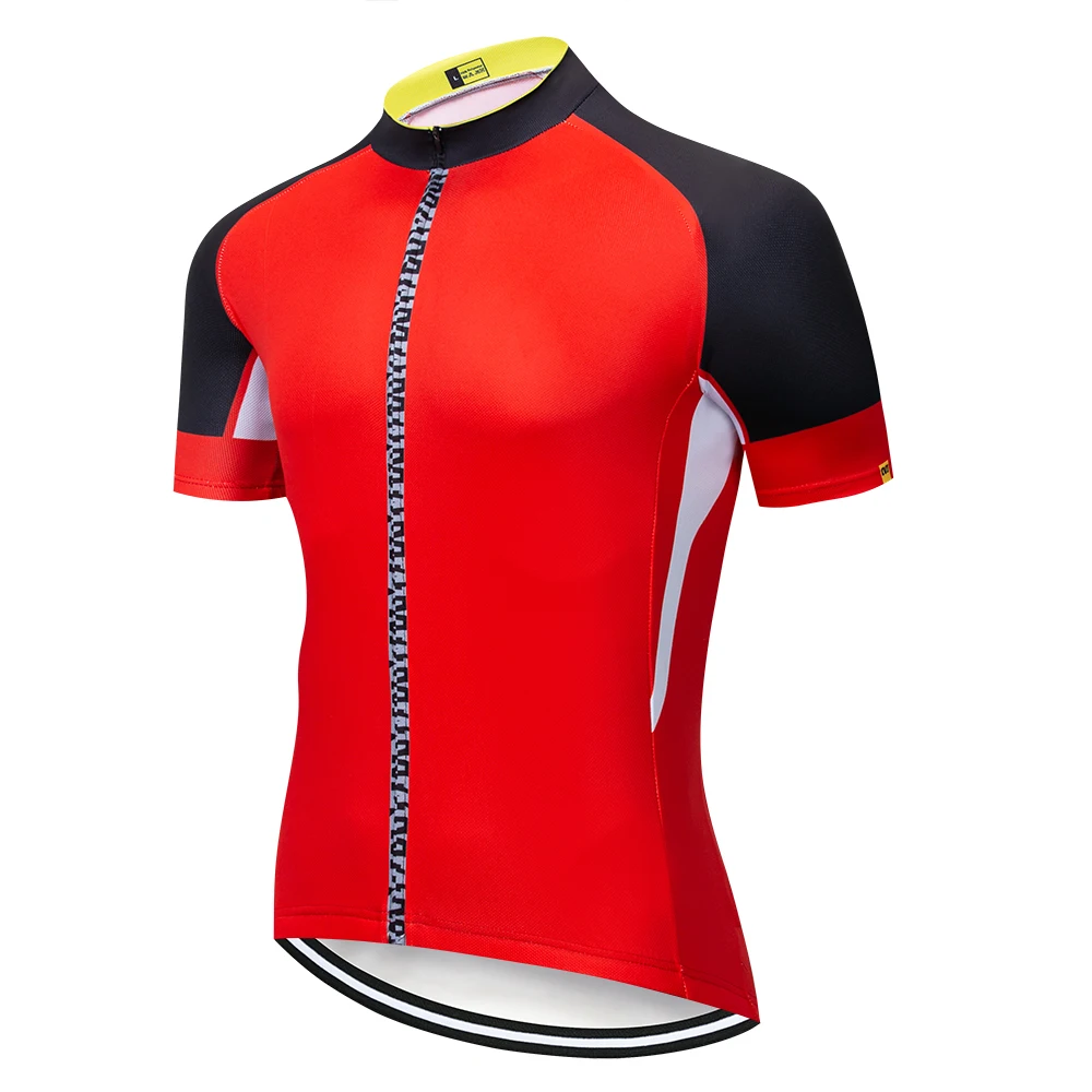 

Summer MAVIC New Style Quick Dry Short Sleeve Cycling Jersey Breathable Bib Short Men Bicycle Jersey