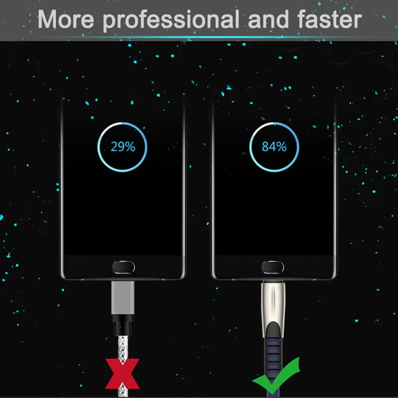 Кабель Oppselve USB Type-C провод для быстрой зарядки шнур 3 м USBC кабель Xiaomi K20 Samsung S9 Oneplus 7