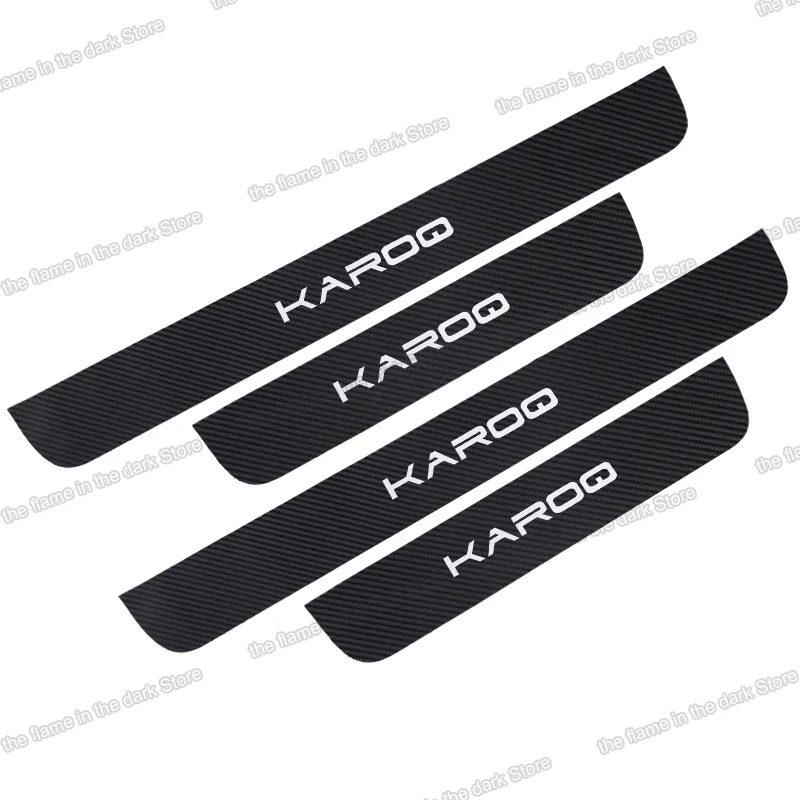 Lsrtw2017 углеродное волокно Abs крышка порога автомобильной двери защитная