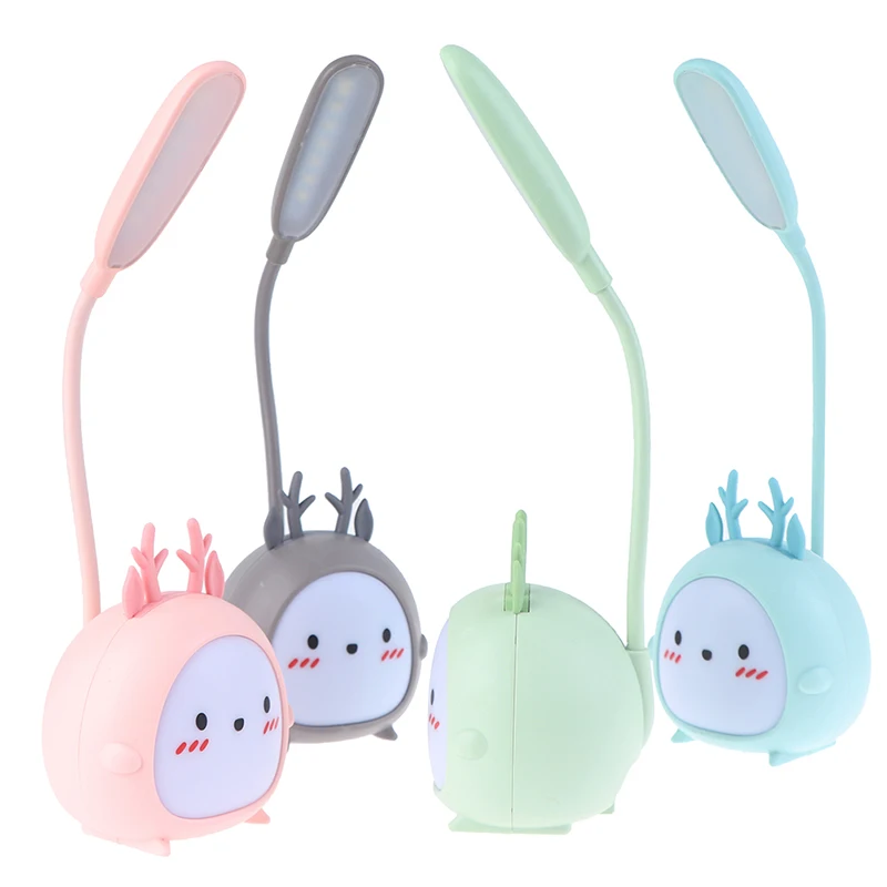 Светодиодная настольная лампа с зарядкой от USB трехскоростной приглушаемый