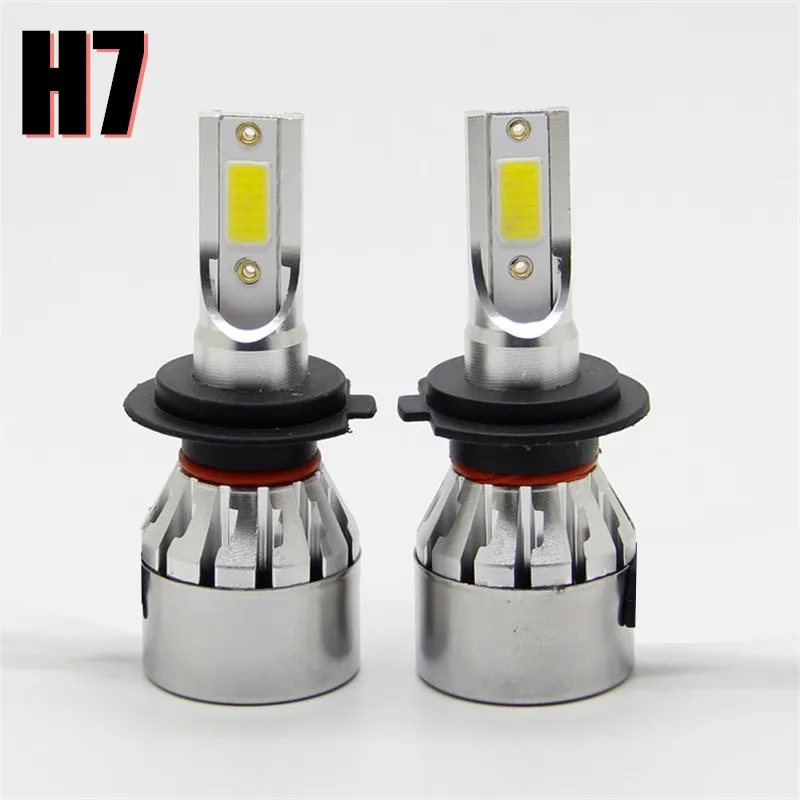 50 комплектов DHL FEDEX доставка H7 LED H4 H11 H8 36 Вт автомобильная светодиодная фара H1 H3 9005