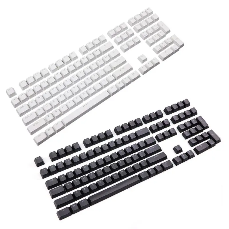PBT двойной выстрел с подсветкой 108 Top lit просвечивающий полупрозрачный колпачок