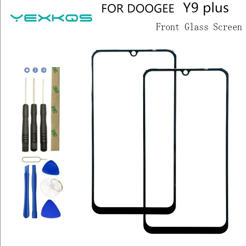Новинка стекло для фронтального экрана DOOGEE Y9 plus 100% оригинальное сенсорного