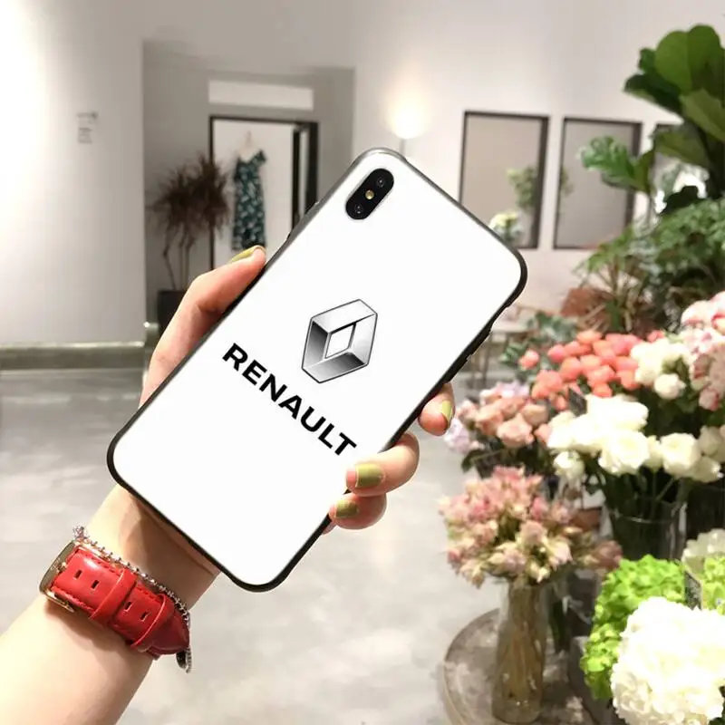 

NBDRUICAI Renault S.ads Soft Silicone Black Phone Case for iPhone 11 pro XS MAX 8 7 6 6S Plus X 5S SE XR case