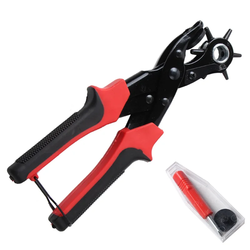 

DIY Hand Tools Multi-Size Heavy Household Strap Eyelet Puncher Belt Hole Leather Punch Craft Tools Strap Machine Sewing Puncher