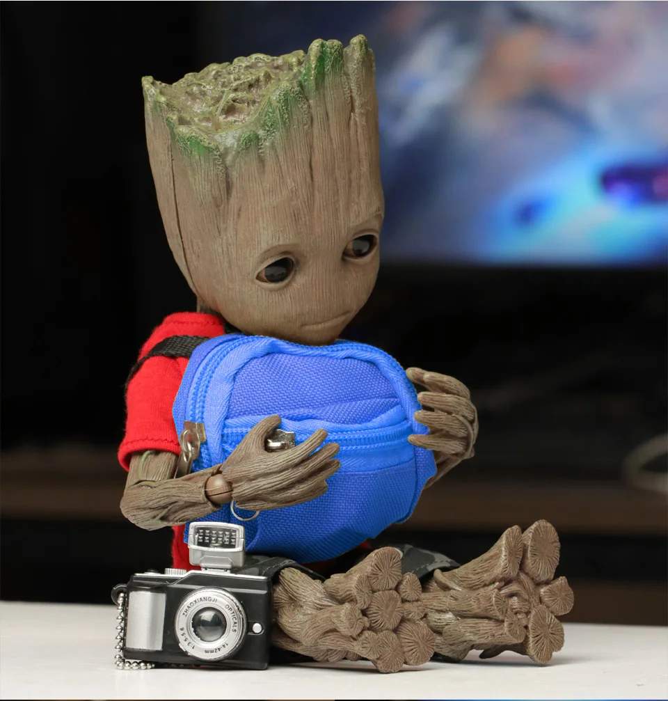 Groot прекрасный стражи Галактики дерево игрушечный человечек Мстители фигурка супер-героя кукла 1/1 подарок для мальчика