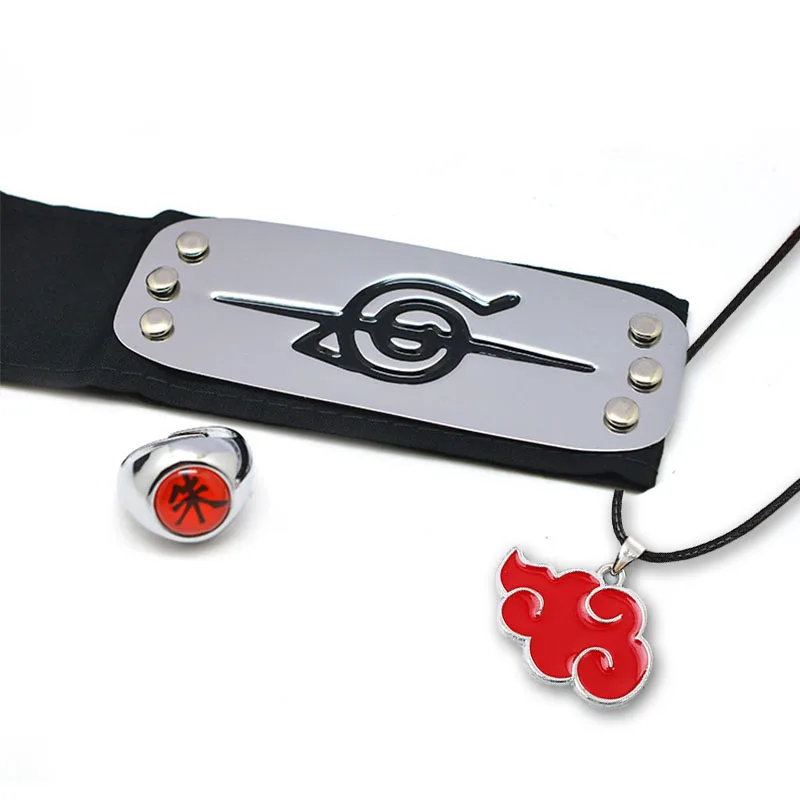 Горячая повязка на голову &quotАниме&quot Косплей костюм Akatsuki костюмы Аксессуары