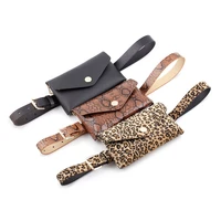 fashion womens zebra pattern snakeskin belt bags women pu leather fanny packs casual purse wallet p104