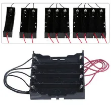 Новый черный пластиковый чехол для аккумулятора 18650 DIY хранения 1/2/3/4x18650