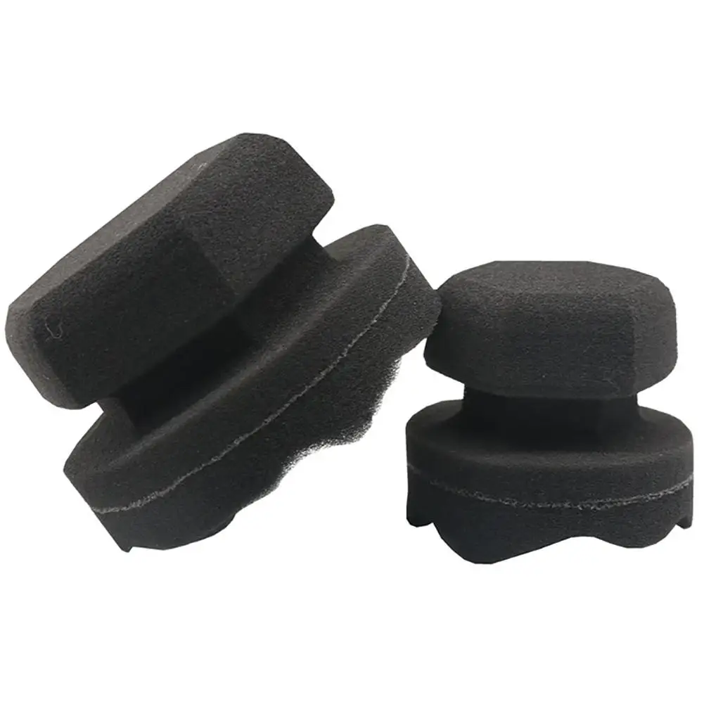 1Pcs Tire Waxing Sponge Car Wash Vehicle Wax Polish Foam Hand Soft Pad Multifunctional Clean Tool |
