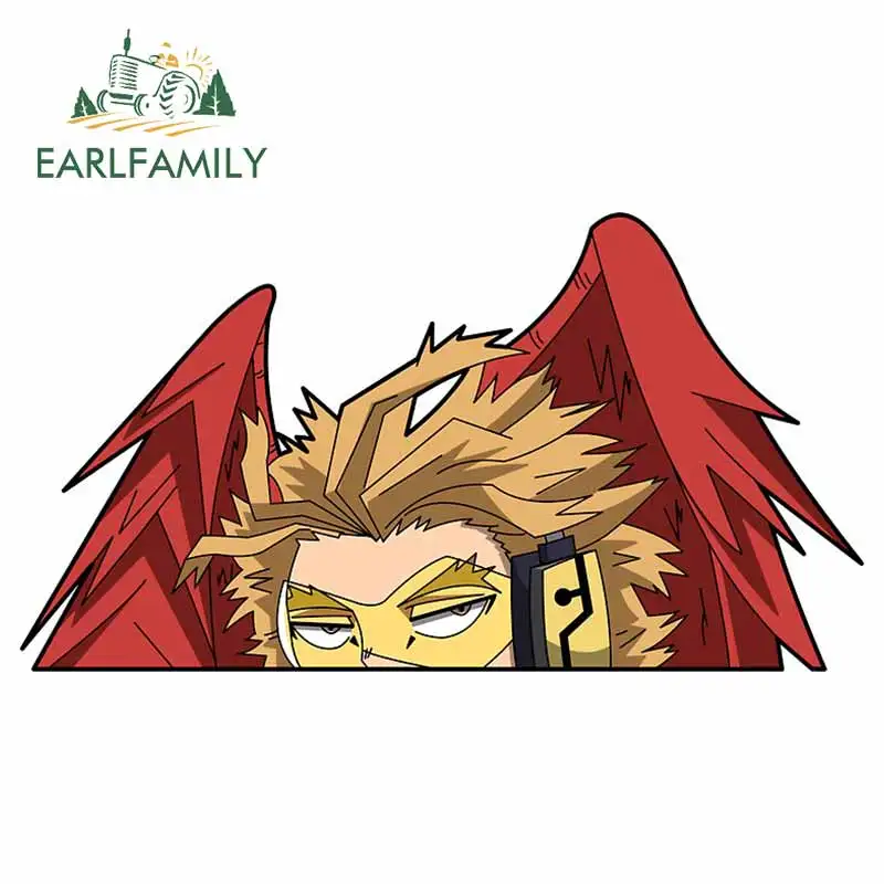 EARLFAMILY 13 см x 7 3 для моего героя академией Hawks Peeker автомобильные наклейки и бампер