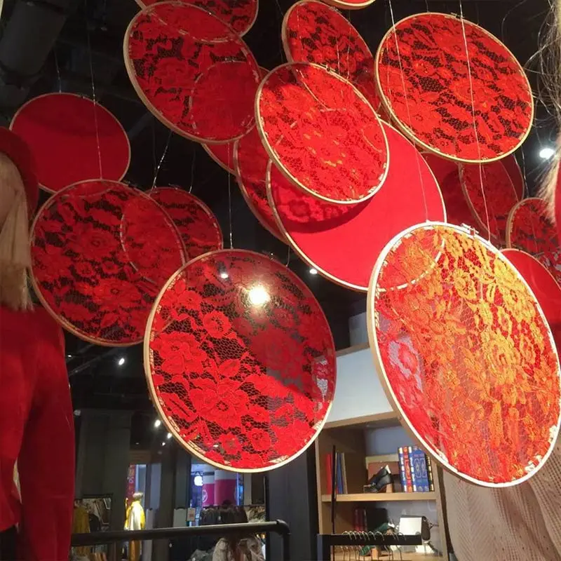 Круглая вышивальная рамка для вышивки Solid Wood Wreath Small Shed Frame Handmade Craft Tools DIY.