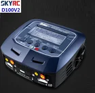 SKYRC D100 V2 100 Вт ACDC двойное балансирующее зарядное устройство Dis зарядное устройство источник питания для LiPo LiHV LiFe LiIon NiCd NiMH PB аккумулятор Радиоуправляемый автомобильный Дрон