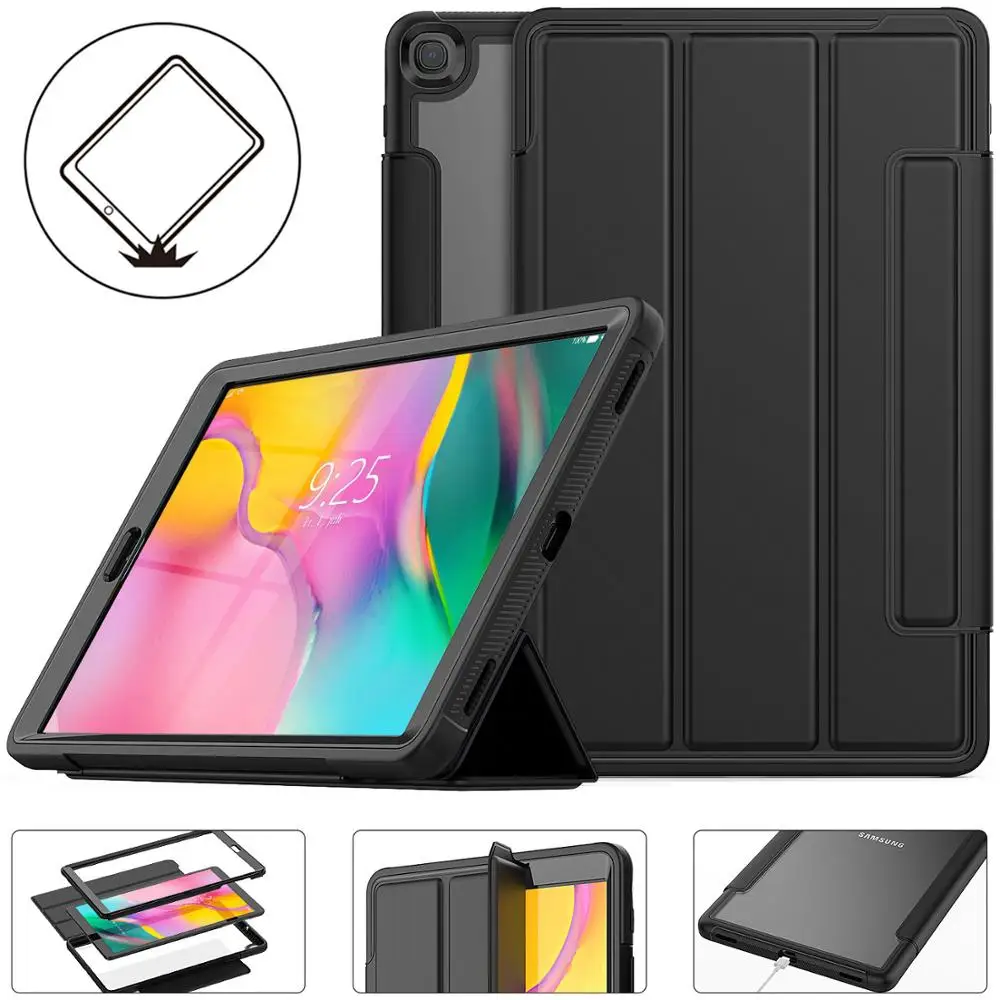 Умный чехол HXCASE для Samsung Galaxy Tab A 10 1 2019 T510 T515 прозрачная задняя крышка | Компьютеры и