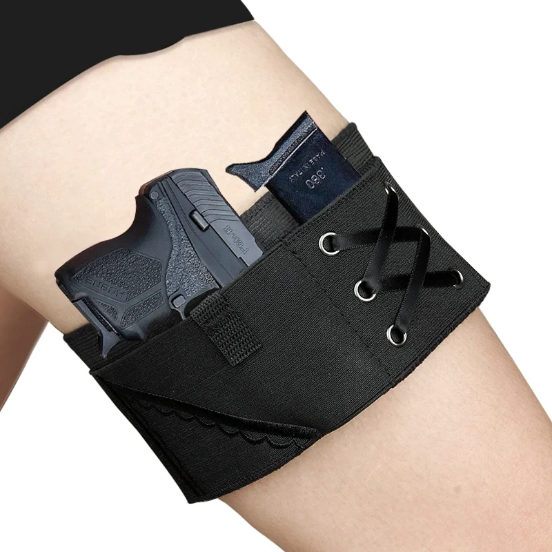 

Holster Black Holsters Thigh Sexy Woman Tactical Gun Garter Case for Weapons for PT-22. 22 caliber Tcp. 380 Revolver Bag