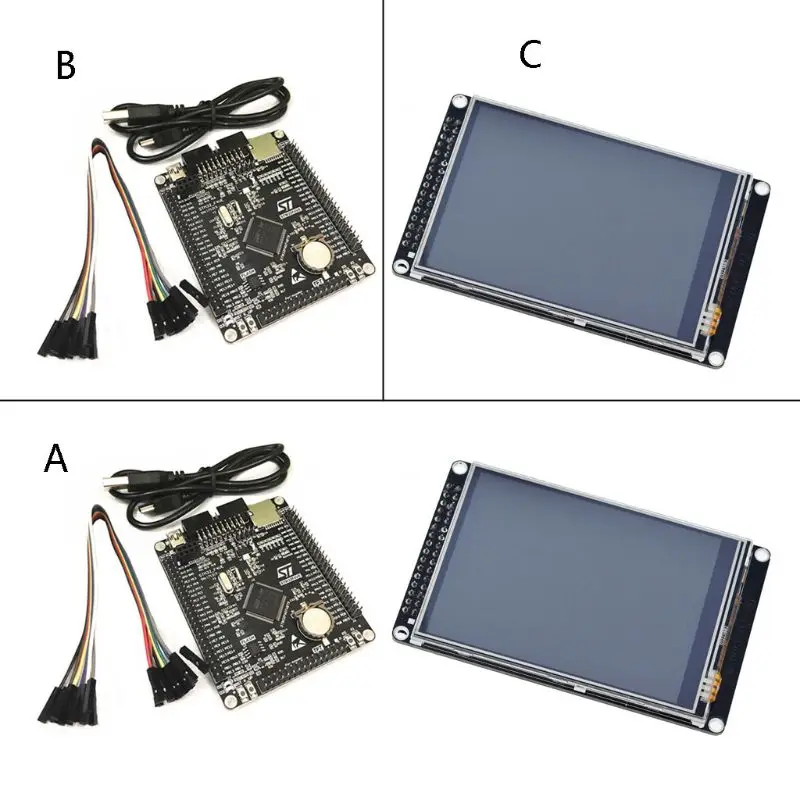 Плата разработки STM32F407VET6 компактный обучающий модуль с экраном 3 2 дюйма 32 бита MCU