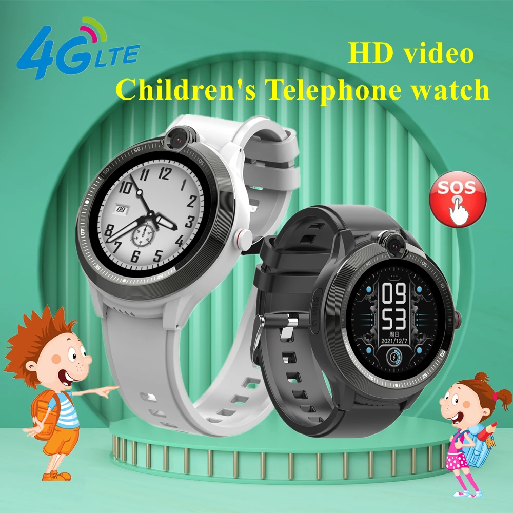 

S15 Kid Smart Watch Waterproof 4G GPS WIFI LBS Tracker Phonewatch SOS Video Call for Children Anti Lost Monitor Baby Smartwatch