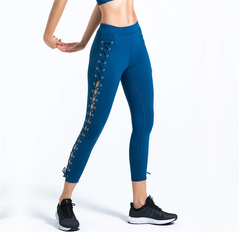 COLORVALUE 2020 женские брюки для йоги с боковым вырезом сексуальные спортивные штаны