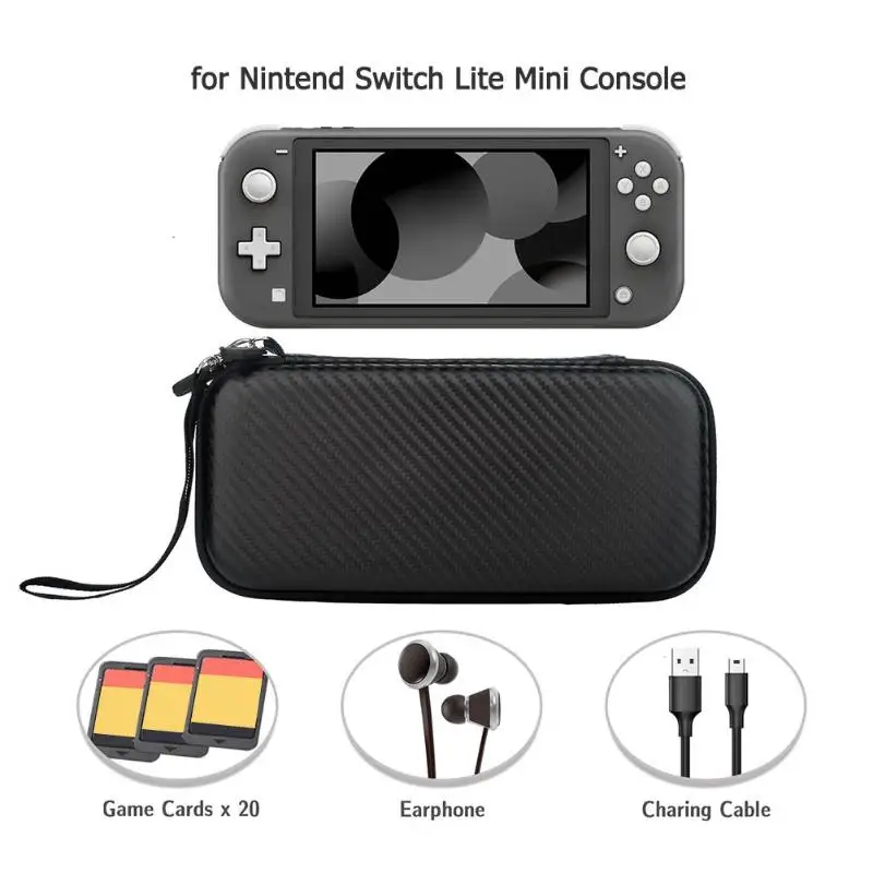 EVA жесткий чехол для переноски для Switch Lite, портативная водонепроницаемая сумка для хранения, подходит для kingd Switch Lite, чехол, мини-консоль, держатель, сумка