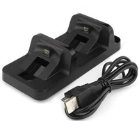 dual usb charger for playstation 4 wireless controller double handle wireless dual charging dock station stand for sony ps4