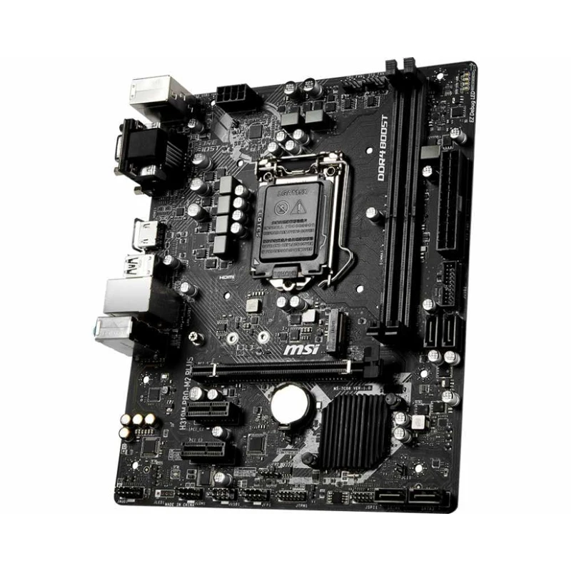 Материнская плата MSI H310M PRO-M2 PLUS LGA 1151v2 Intel H310 mATX Ret | Материнские платы