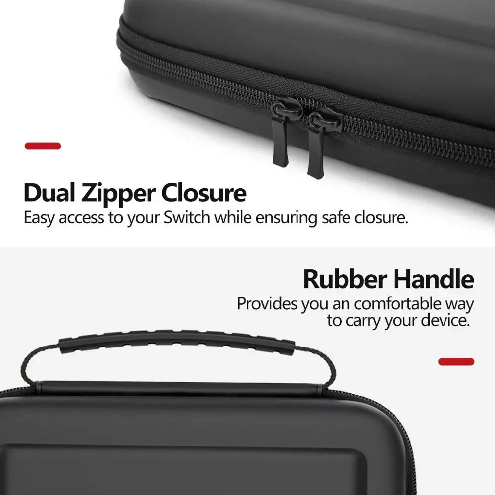Carrying Case for Nintendo Switch Lite Portable Hard Shell Upgraded EVA Tough Storage Travel Bag Holder with Grid Pocket | Электроника