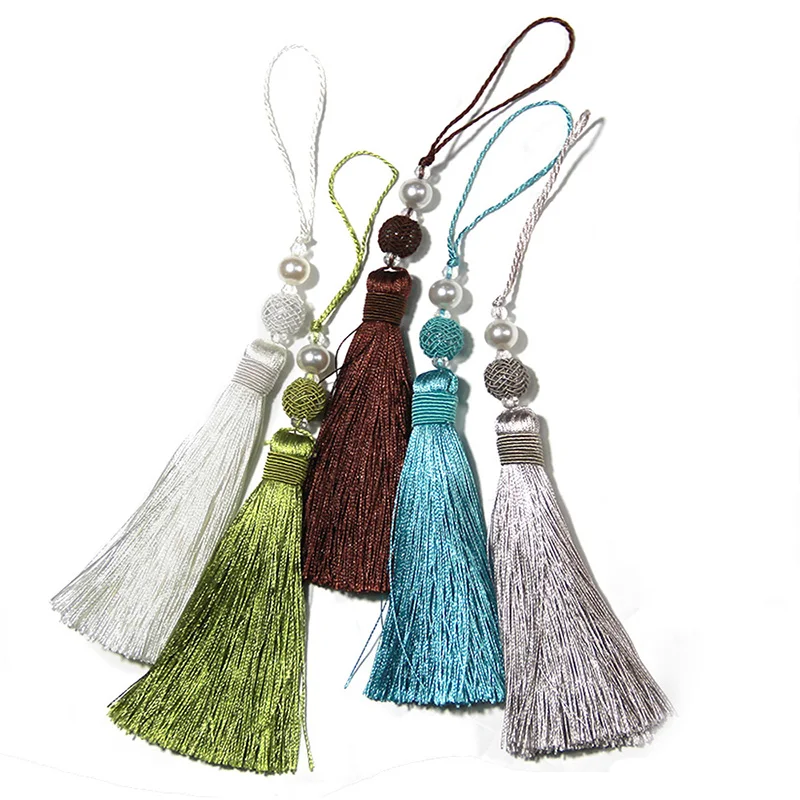 

1Pc Tassel Fringe Sewing Hanging Rope Tassel Trim Clothes Decoration Key Tassels for DIY Embellish Curtain Accessories