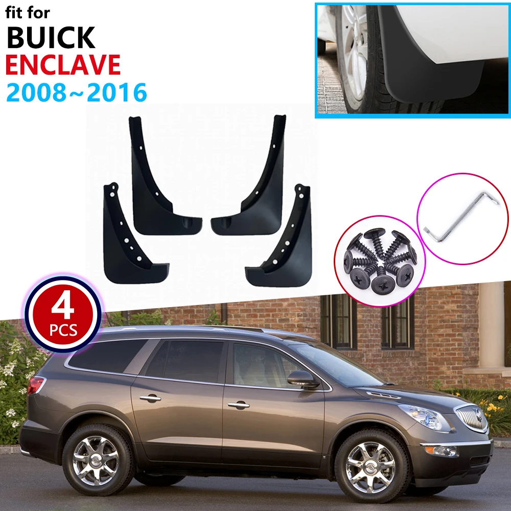 

Mudflap Mudguard Fender For Buick Enclave 2008~2016 2009 2010 2011 Styline Splash Mud Guards Auto Parts Car Wheel Accessories