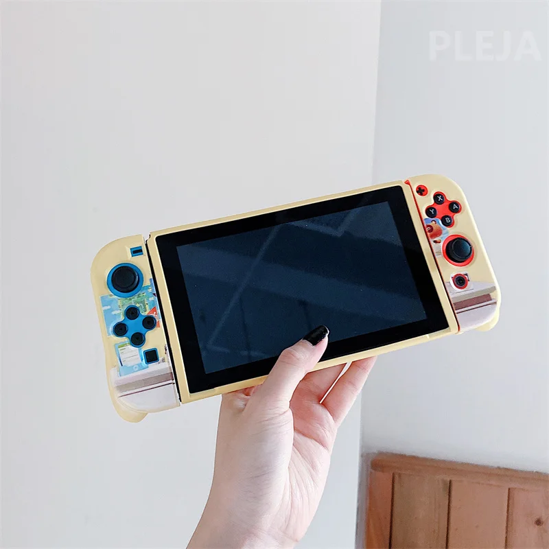 Милый мультяшный аниме чехол для Nintendo Switch NS NX ТПУ силиконовый Защитный игры Joycon
