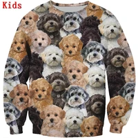 you will have a bunch of maltipoos 3d printed hoodies boy girl long sleeve shirts kids funny animal sweatshirt