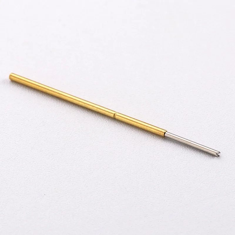 

100PCS/Pack Spring Test Pin PL75-Q1 Four-jaw Plum Blossom Head Outer Diameter 1.02mm Pin Length 33.35mm PCB Probe