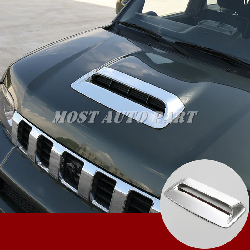 Крышка передней капота вентиляционного отверстия ABS Chrome 1 шт. для Suzuki Jimny 2012 2017