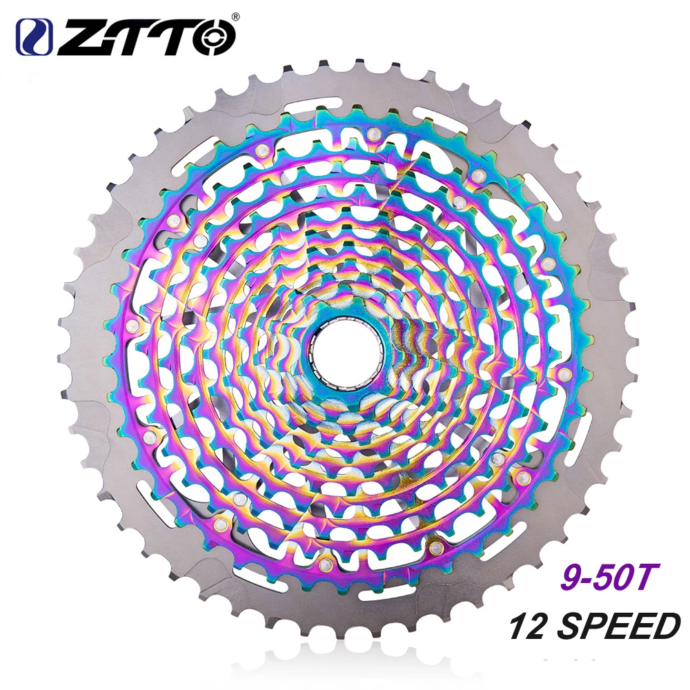 Кассета ZTTO MTB 9T 50T Ультралегкая кассета Ultimate XD Rainbow K7 375 г 12 В ulт s звездочка 1299