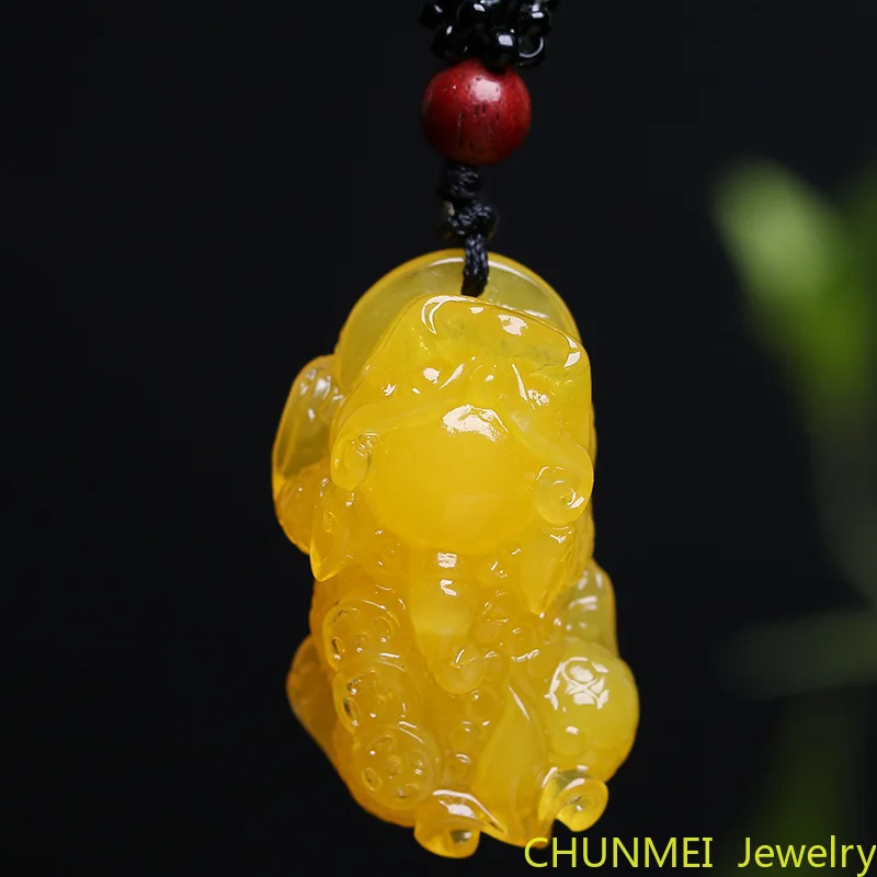 

Натуральный мед восковой кулон для мужчин и женщин старинный цветом пчелиного воска Янтарное ожерелье куриное масло желтое мерное