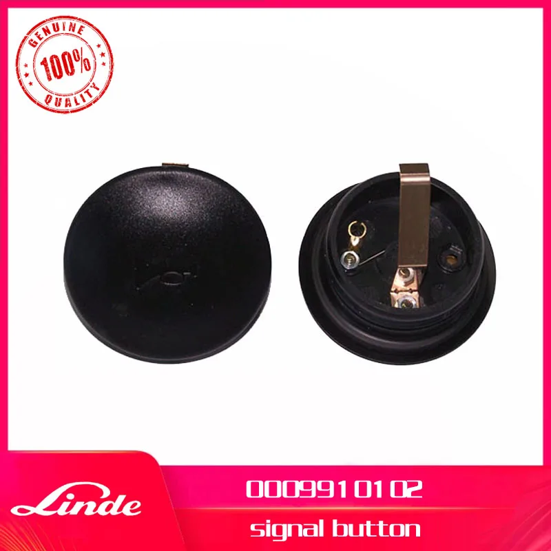 

Linde forklift genuine part 0009910102 horn signal button used on 1218 1283 350 351 352 39x diesel truck H20 H30 H40 H50 H60