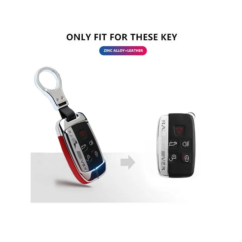 Чехол для автомобильного ключа из цинкового сплава чехол Land Rover Evoque Discovery 4 Jaguar XJ XE