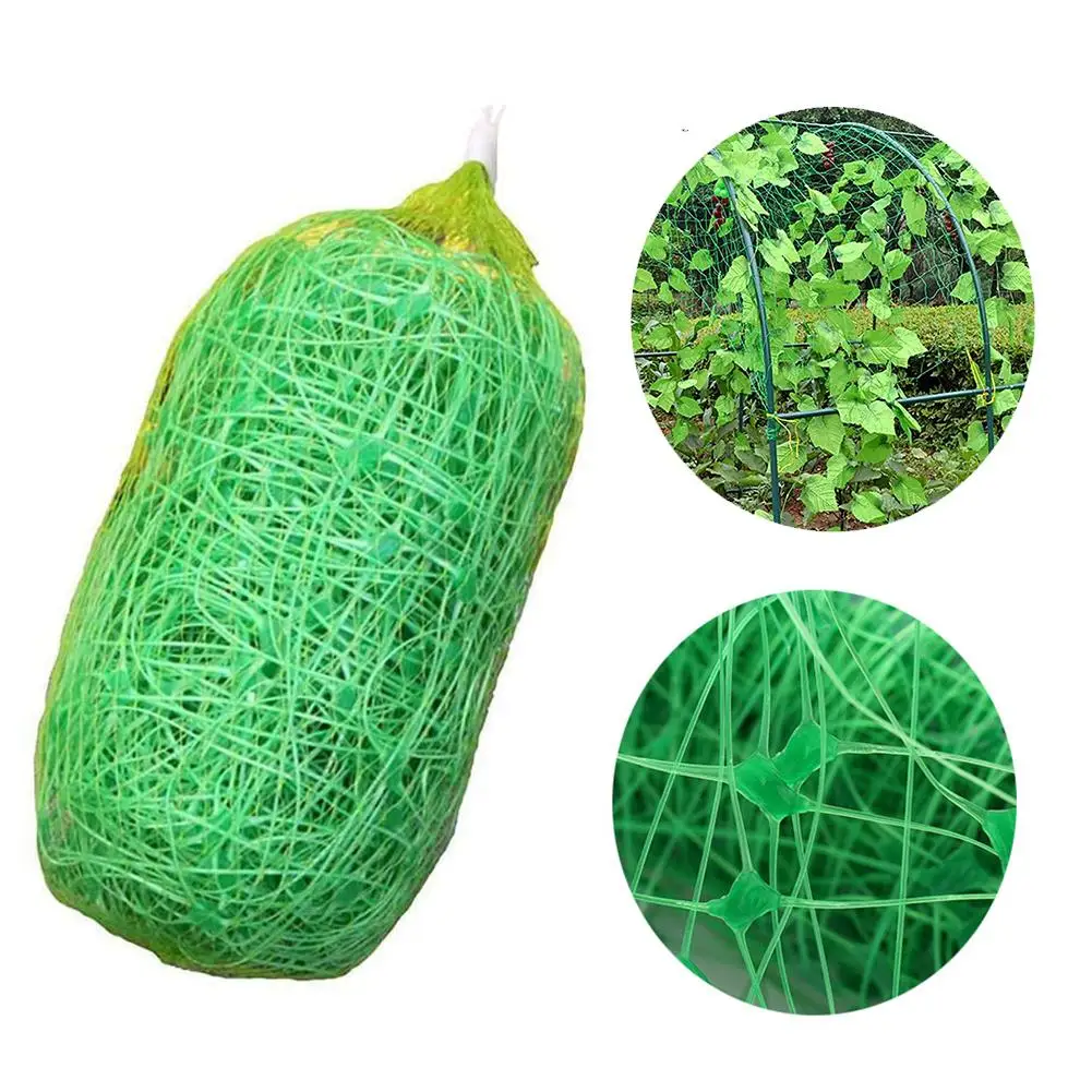 

Hot Sale Plant Trellis Netting Pea Netting Green Garden Netting Trellis Net for Bean Fruits Vegetables Climbing Plants New