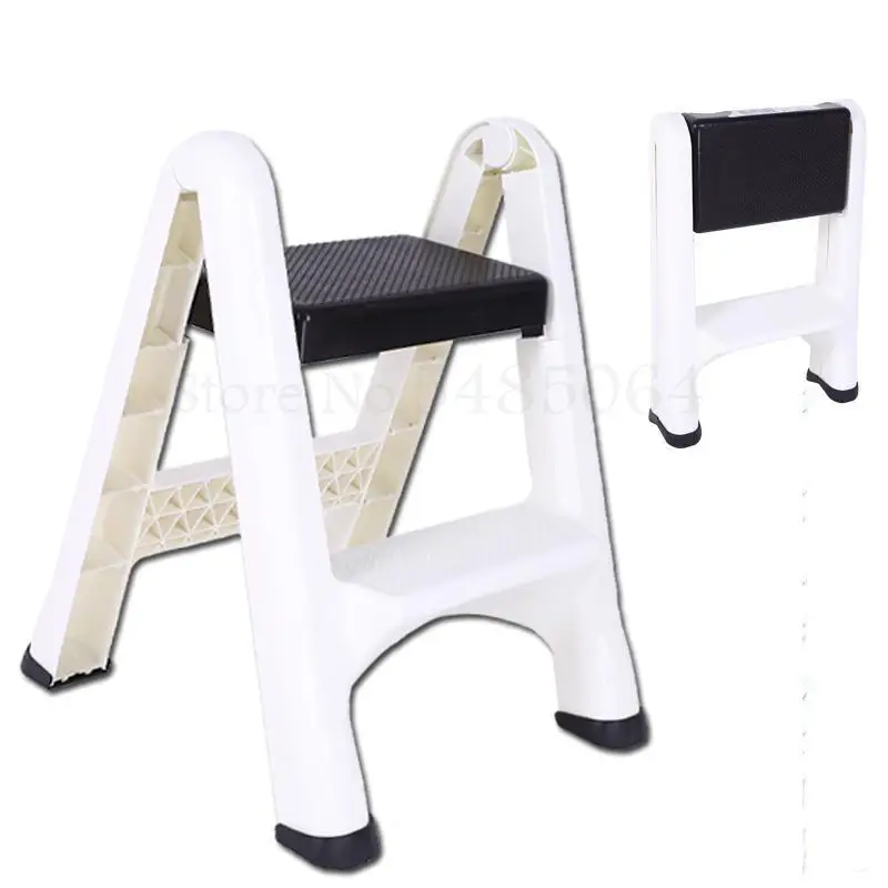 Складная лестница два шага стул с узором елочка двойного назначения Бытовая ноги