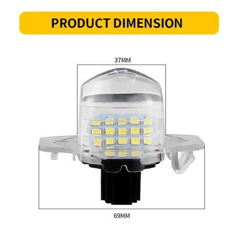 2x Светодиодная лампа для номерного знака для Honda Crosstour CR-V Lighting Jazz (подходит) HR-V 34101S60013