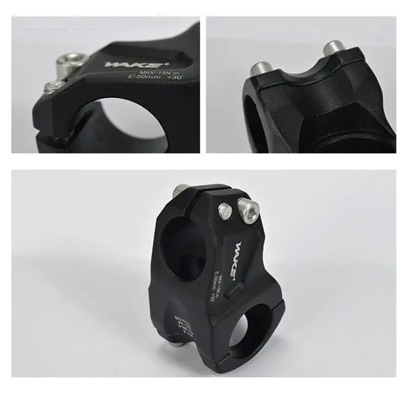 

WAKE Bike Stem Aluminum Alloy Light Weight Short Handlebar Stem Riser 31.8mm Bike Stem Riser Bike Fork Stem Extender For Bike