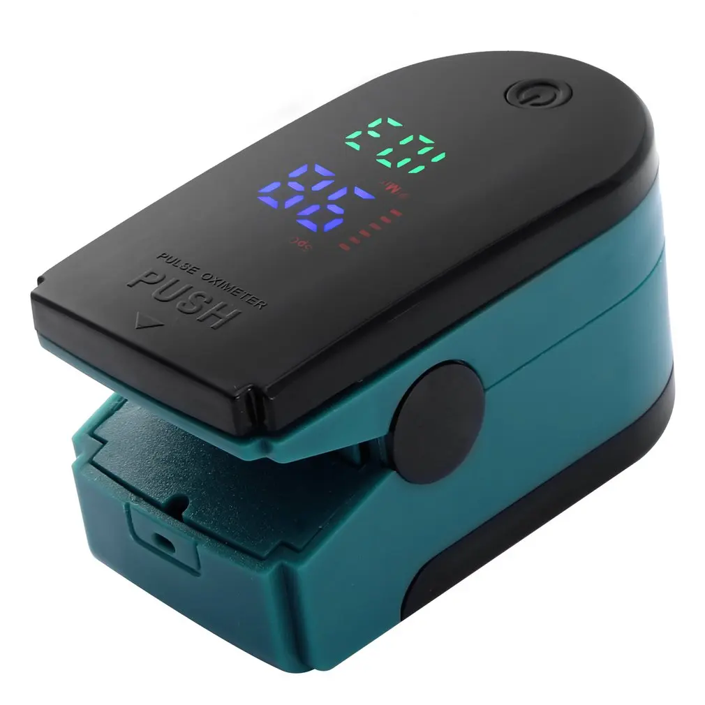 

Hot New Clip Fingertip Oximeter Monochrome Digital Pulse Oximeter Saturation Monitors Portable Oxygen Sensor Home Fast Delivery